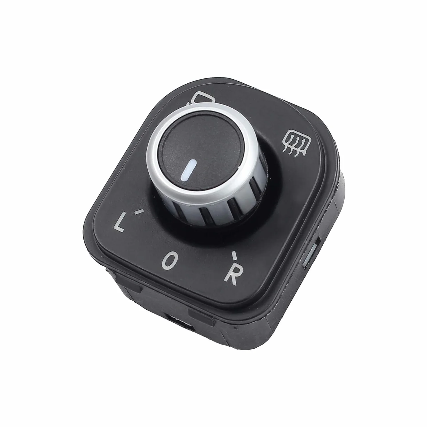 set da 6 interruttori per alzacristalli, fari e luci cromati per VW Golf 5 6 Passat 3C, compatibili con OEM: 5ND959857 5ND941431B 5ND959565A 5ND959855