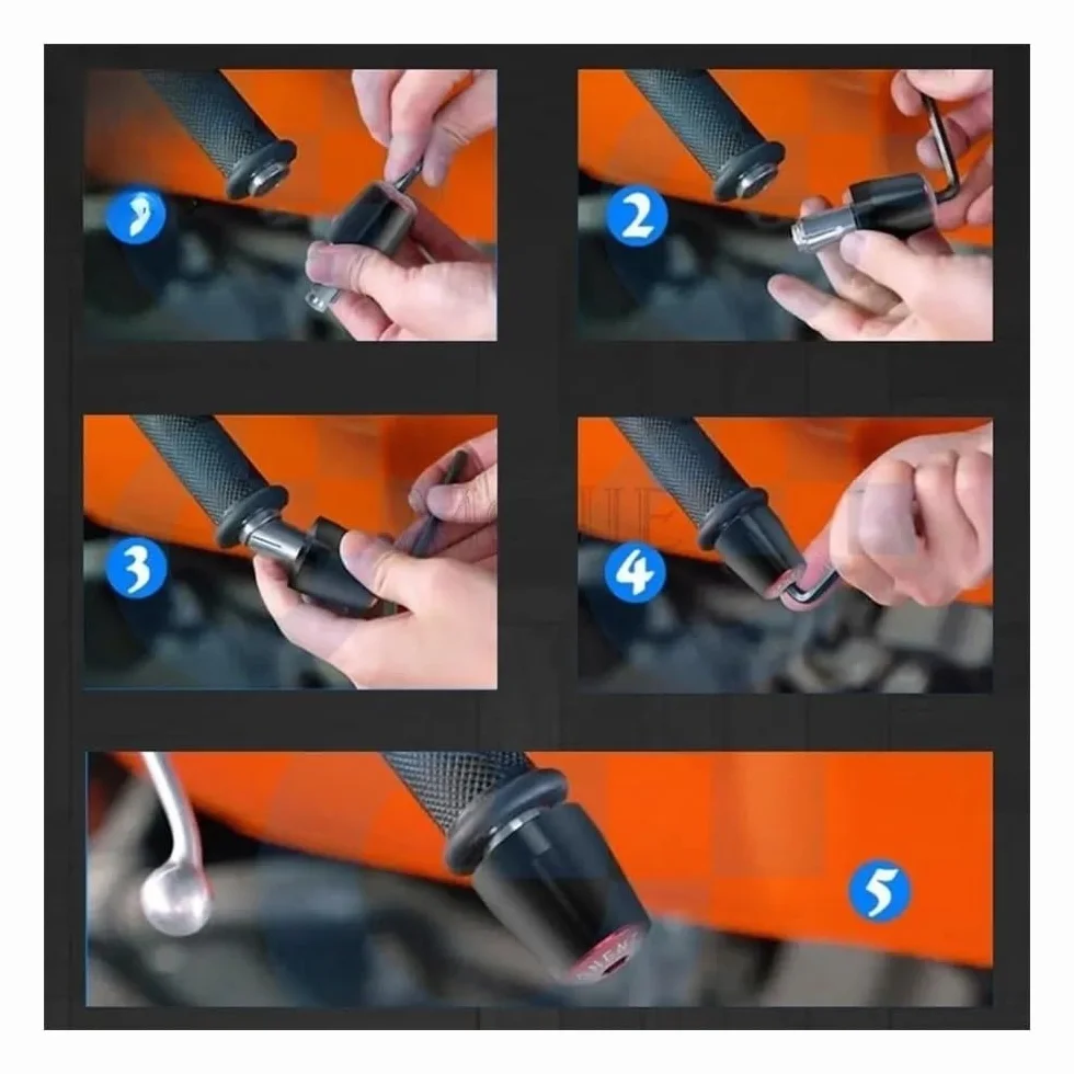 Per Ho&nda CBR 125 150 250 300 400 500 600 650 900 929 954 1000 1100 R RR Terminali Manubrio Manopole Tappi Manubrio Per Moto Manubrio Blocco Tappos