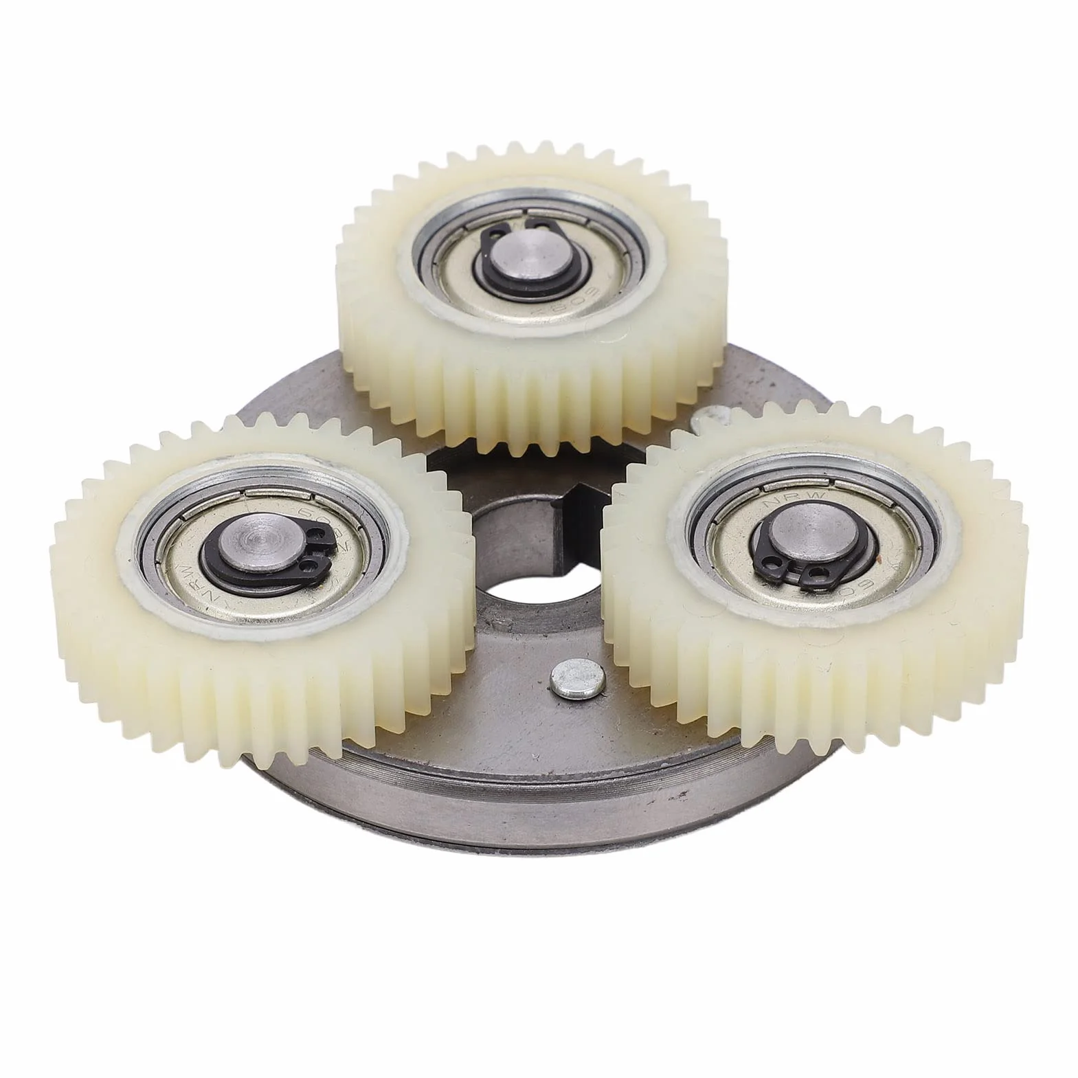 Keenso Kit Frizione Ingranaggi, Ingranaggi in Nylon 36T per Bici Elettrica e Kit Frizione da 70 Mm per Motore Centrale 250W 350W