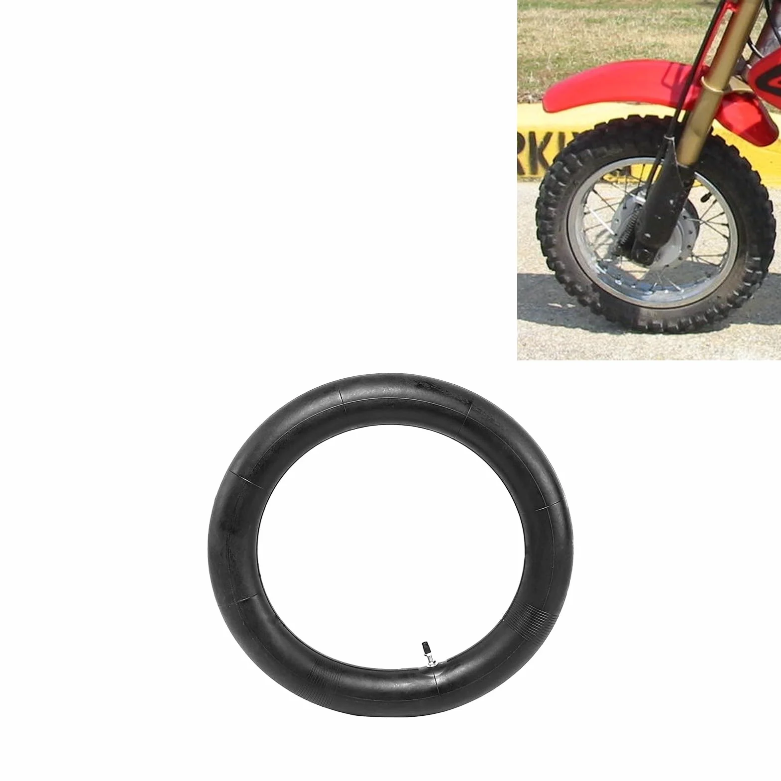 Tubo Interno Pneumatico Moto 80/100-10 (3.00-10 Pollici) per XR CRF 70 50 XR50 SDG SSR - Gomma Spessa, Alta Resistenza, Fuoristrada