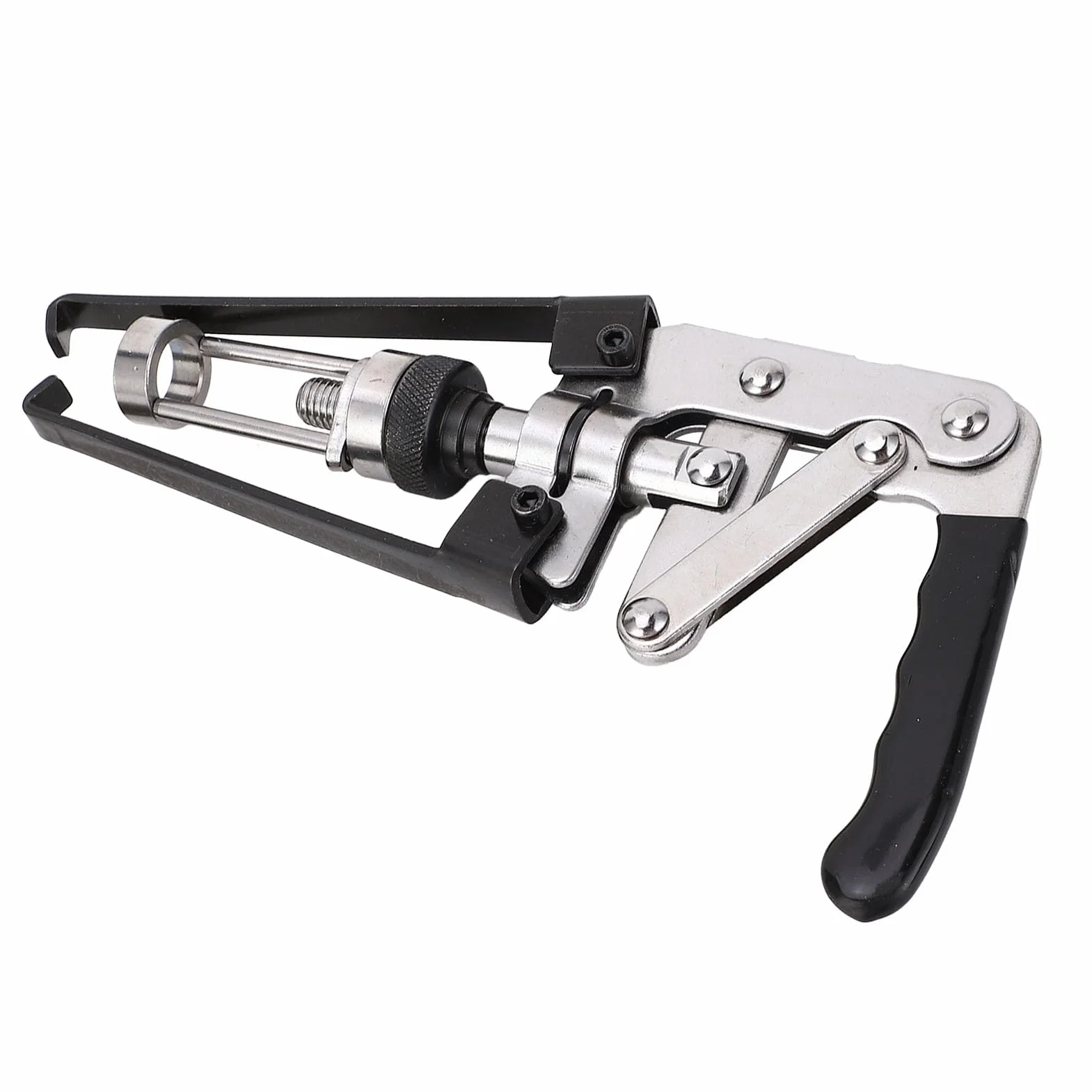 Pinza Manuale per Valvola a Pressa, Compressore per Molle Valvola, Strumento Rimozione Paraolio in Acciaio al Carbonio
