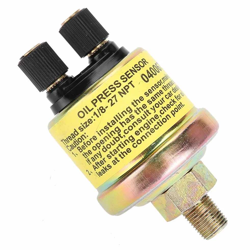 Ever Sensore Di Pressione Olio Motore Auto ES-100 Universale 1/8 NPT Per Indicatore Aftermarket