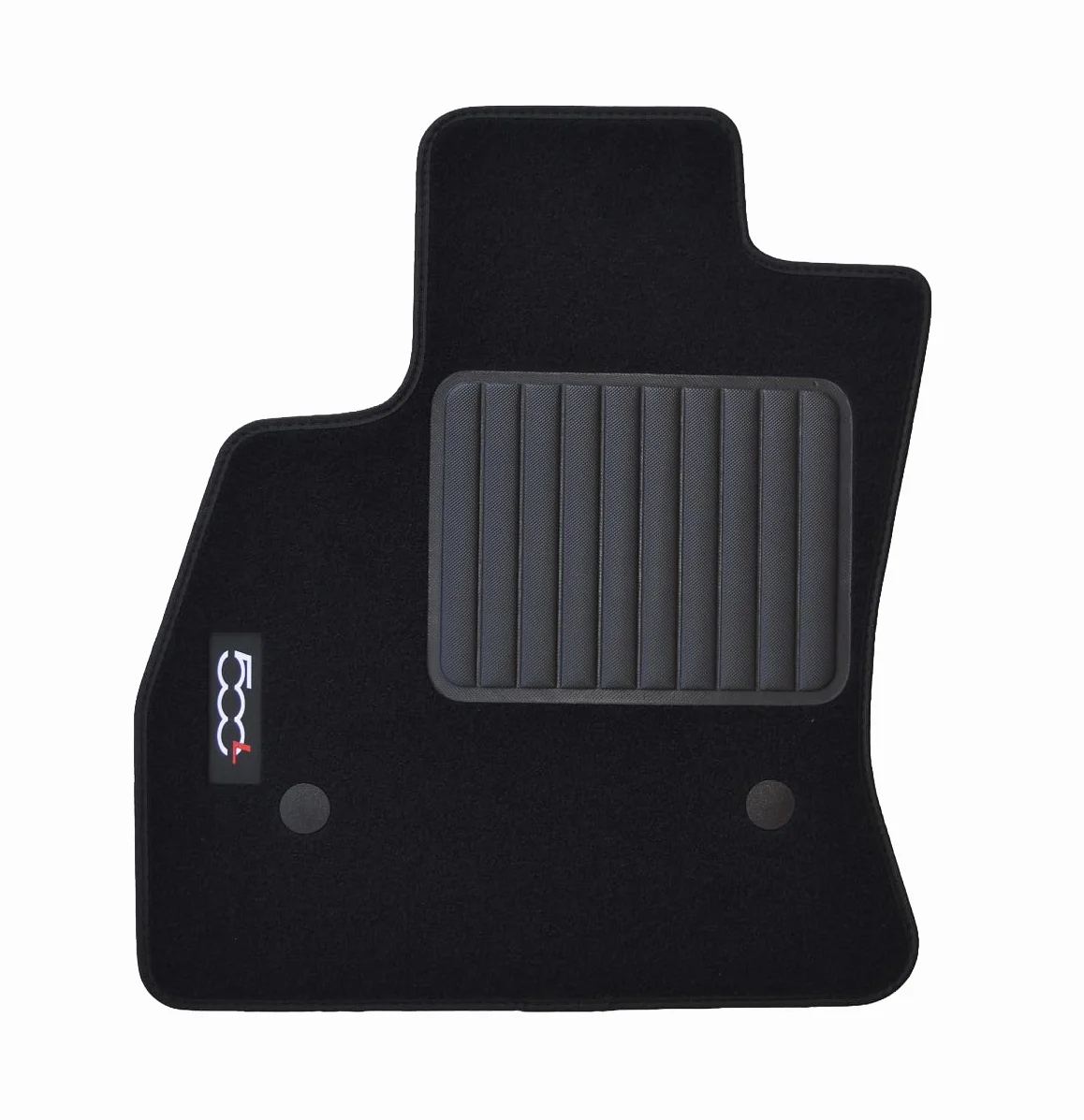 Tappetini Per Fiat 500L (2012-2017), Con Logo, Alta Qualità, 2 Pin Di Sicurezza