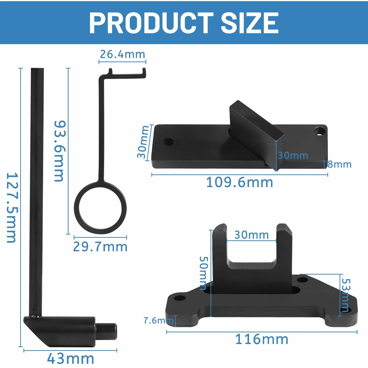 lalago Strumento di Regolazione dell'Albero Motore Compatibile con Citroen Peugeot Opel 1.2 0109-2B J-0109-2C J-0109-2D