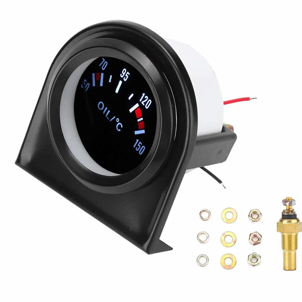 Kit Indicatore Temperatura Olio Display LED 52mm 50-150℃ per Auto