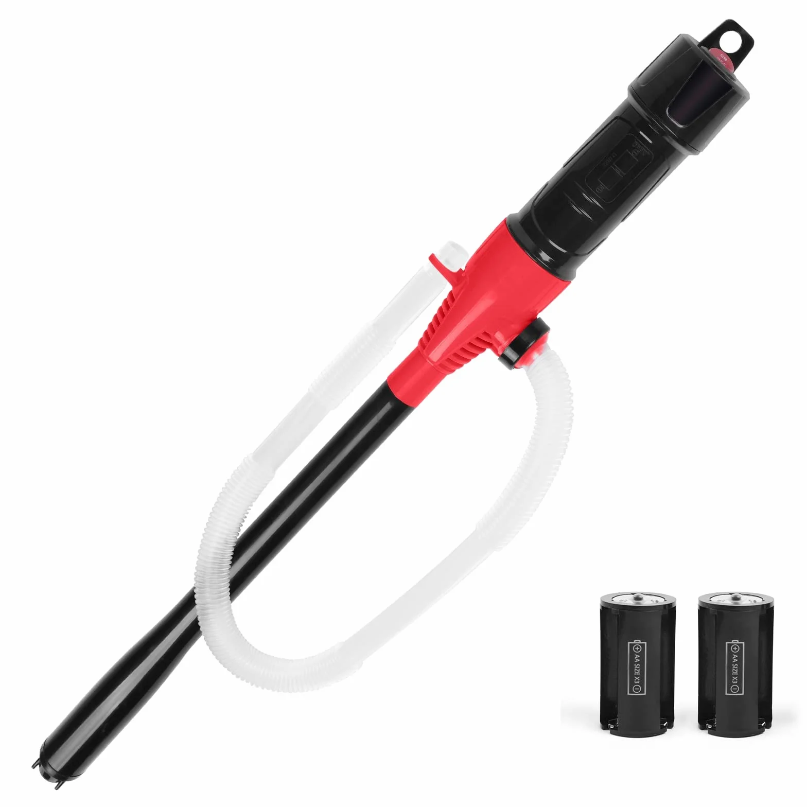 Flintronic Pompa Manuale per Trasferimento Carburante Portatile a Batteria per Olio Acqua Benzina