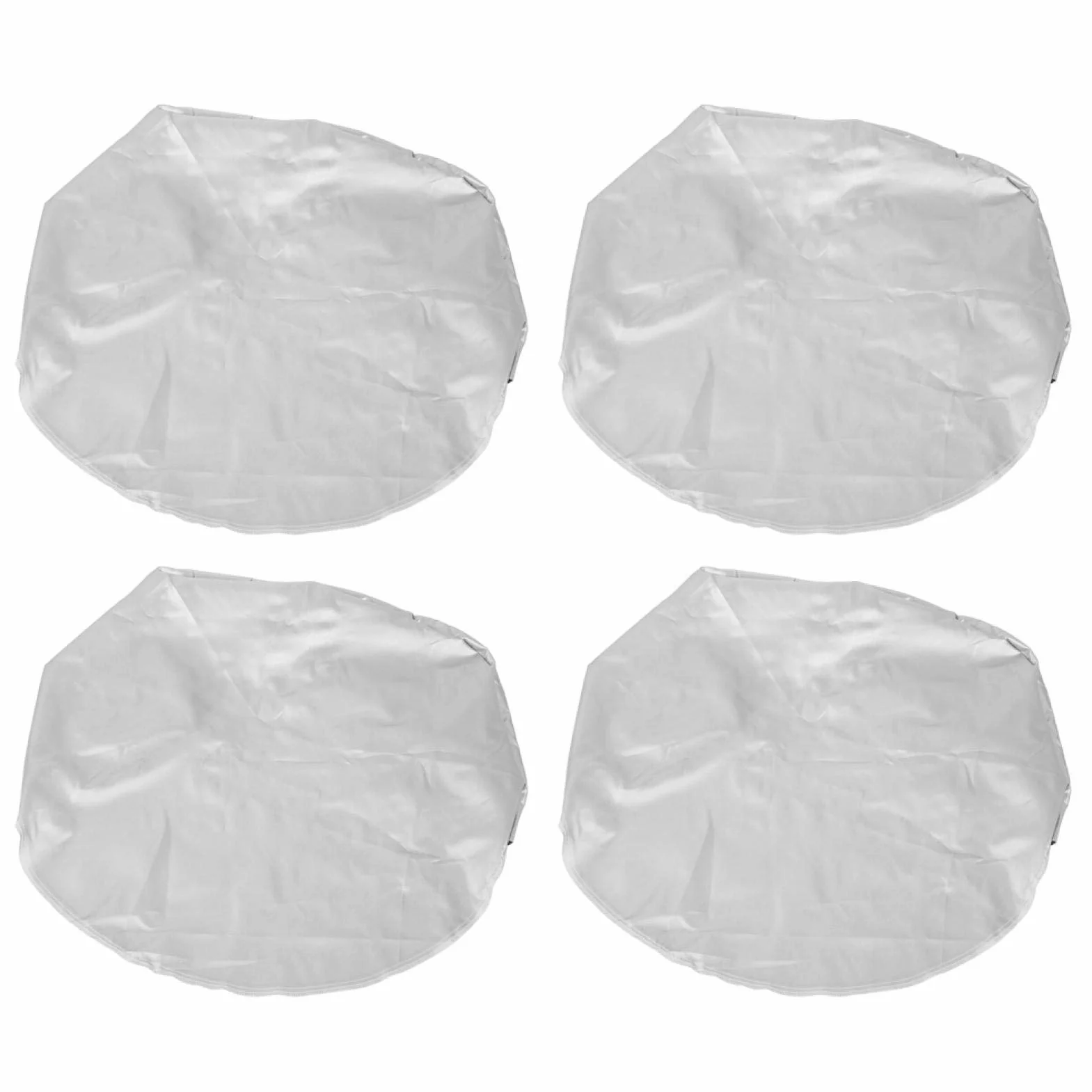 Copertura di protezione per pneumatici impermeabile in fibra di poliestere argento 27-29 pollici auto Jeep RV SUV rimorchio
