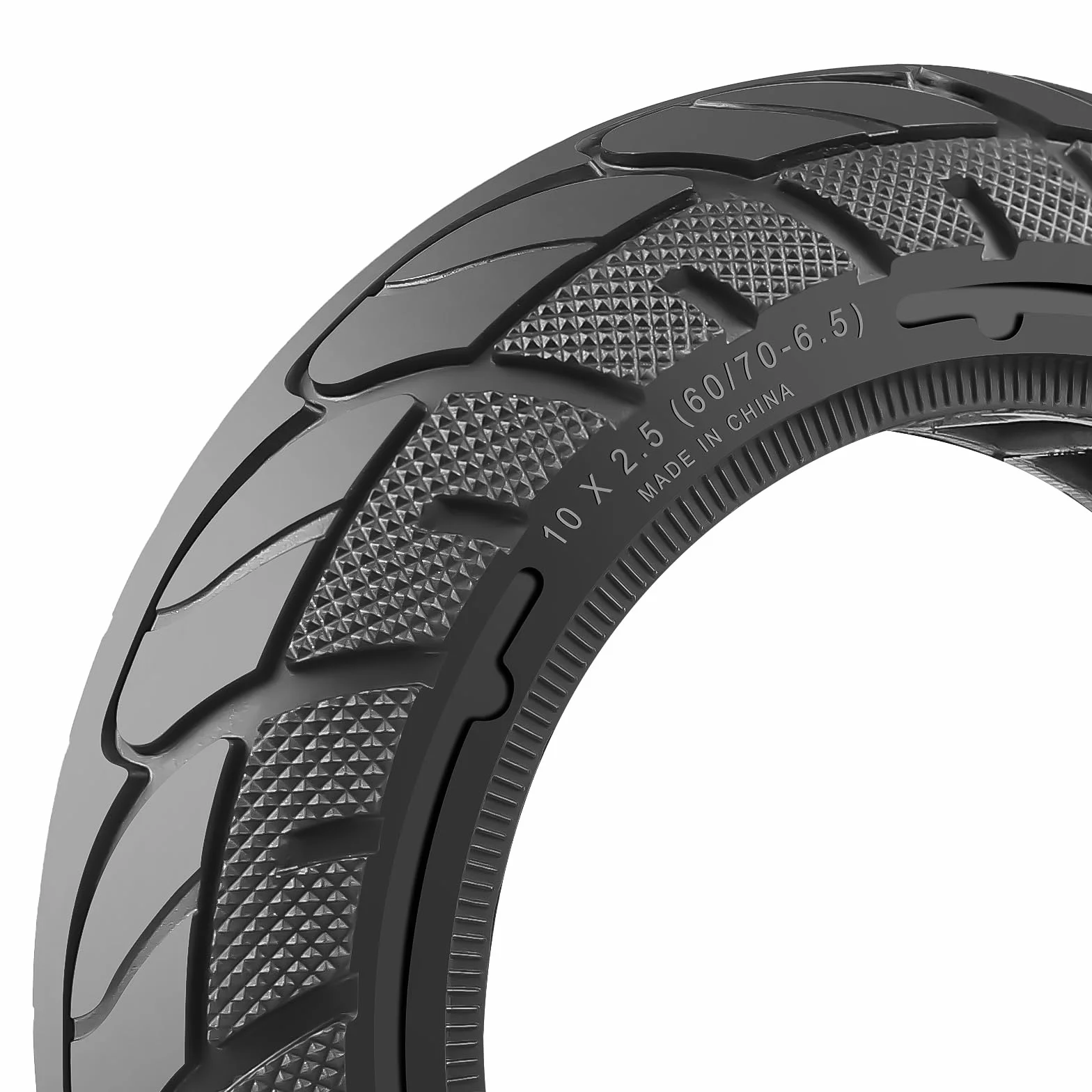 10x2,5-6,5 60/70-6,5 Pneumatico Pieno per Ninebot Max G30/G30 D2,Odys Neo e100/Alpha X3 Pro,Ducati Pro 2,Xiaomi 5/5 Pro/5 Max Monopattino Elettrico, Pneumatico di Ricambio ad Alta Elasticità