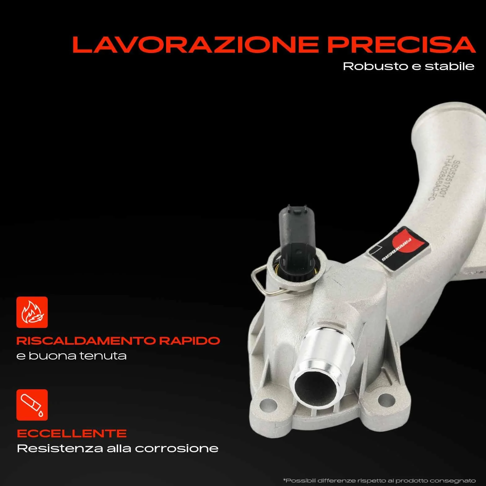 Frankberg Tubo di distribuzione del riscaldamento Uscita tubo Benzina Compatibile con Mokka/Mokka X J13 1.4L Zafira Tourer C P12 1.4L Meriva B MPV S10 1.4L Adam M13 1.4L Astra J GTC 1.4L 902-846