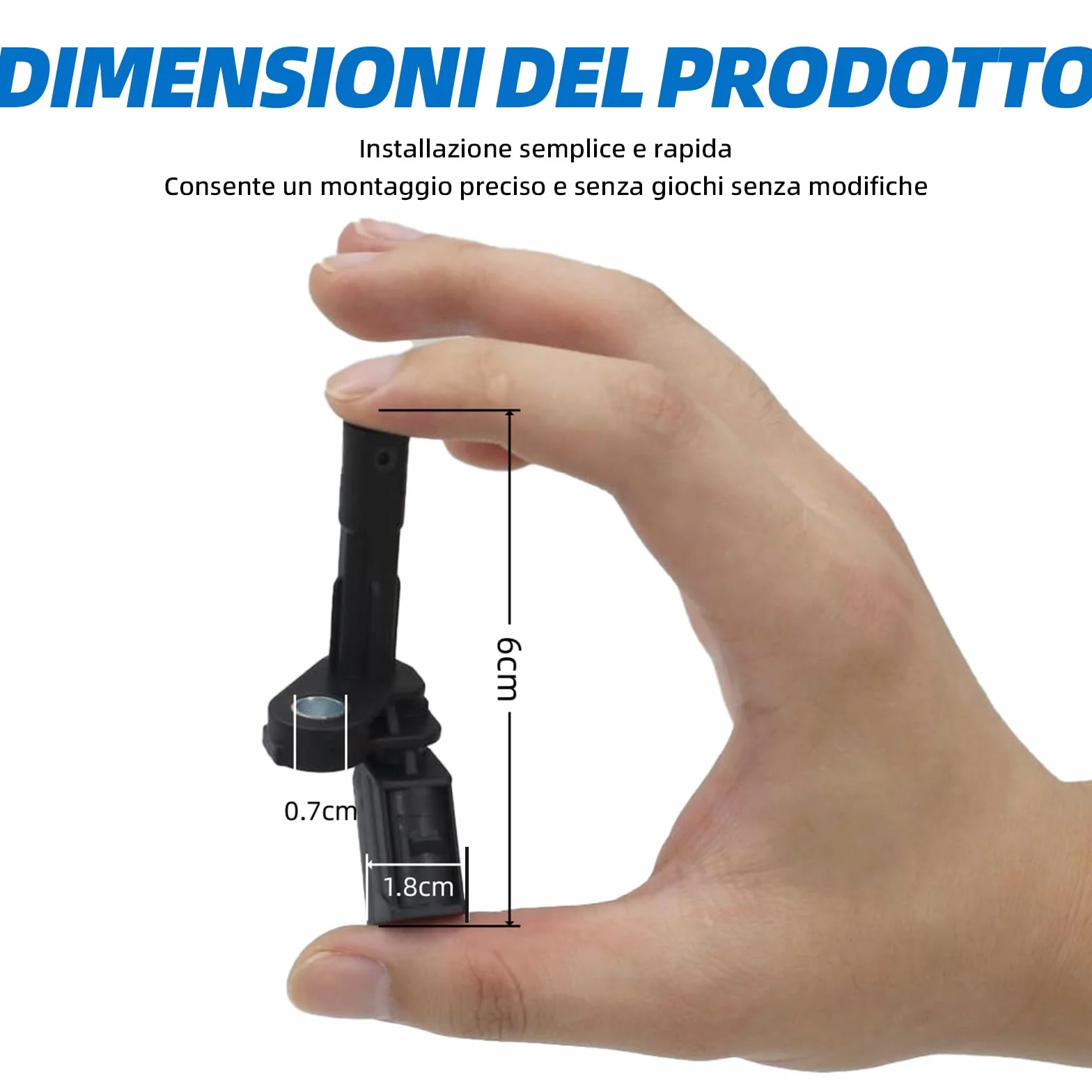 Sensore di velocità ABS anteriore posteriore sinistro destro compatibile con VW Golf V VI Audi A3 8P Skoda Octavia 1Z VW Passat B7