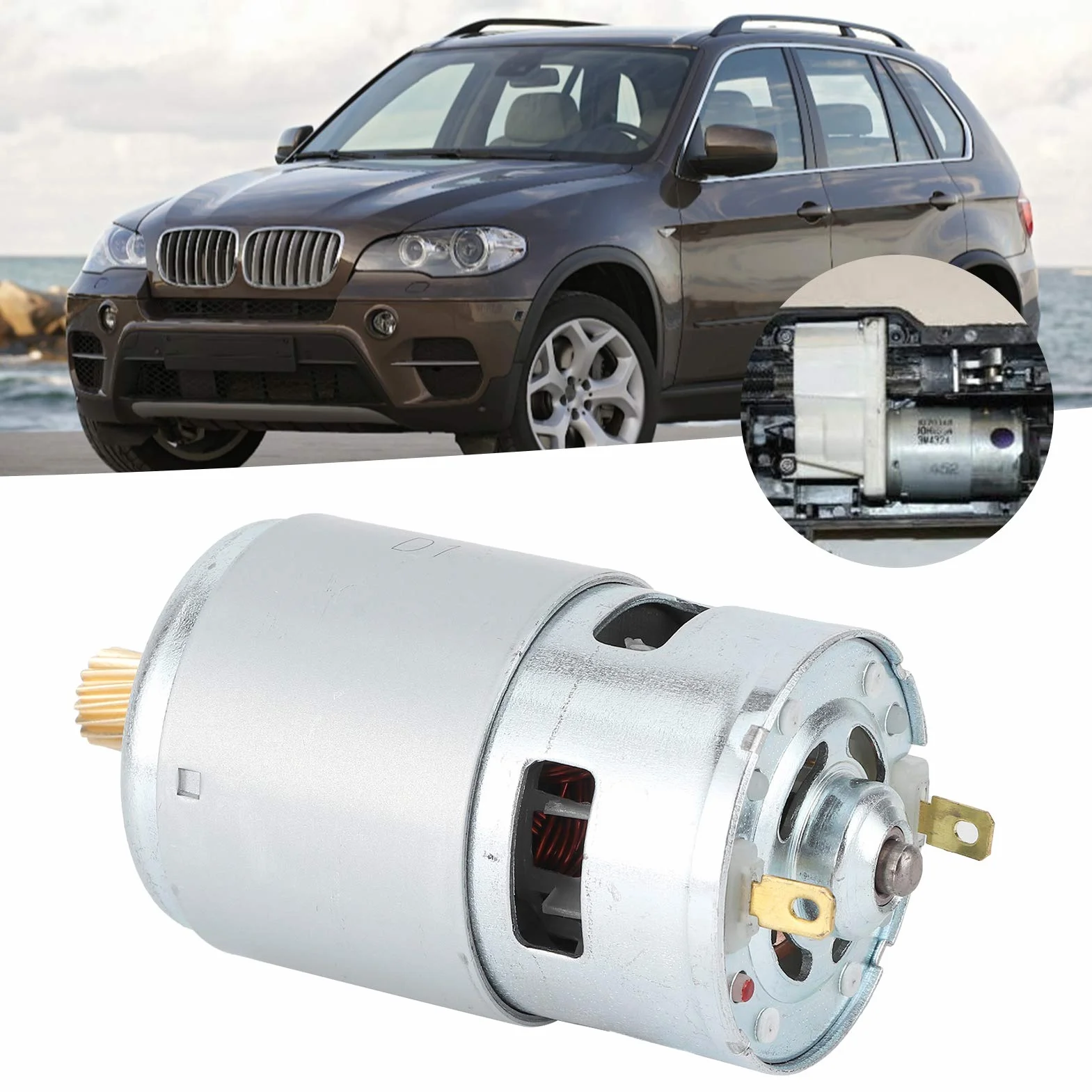 Sostituzione Motore Freno a Mano 34436850289 per W221 06-13 | Ing Modulo Attuatore Freno Motore 17 Denti Adatti | Sostituzione del Motore del Freno a Mano per X5