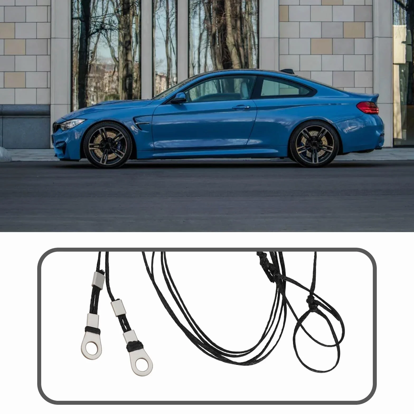 2 Corde Di Tensione Per Il Rivestimento Del Tetto Della Capote Dell'auto 54377277475 Compatibile Con BMW F83 F33 E93