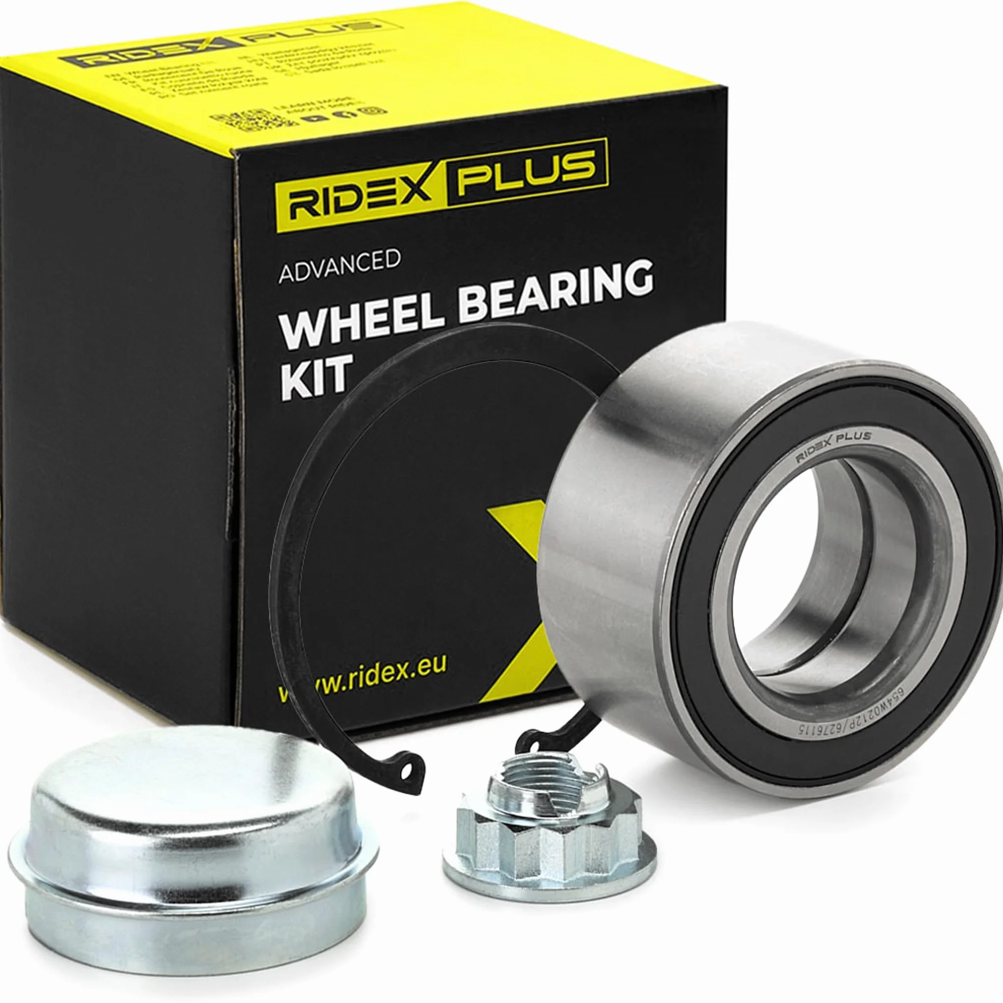 RIDEX PLUS 654W0212P Kit cuscinetto ruota Anteriore con materiale di fissaggio/montaggio con sensore ABS integrato Compatibilità con MERCEDES-BENZ Classe B W245
