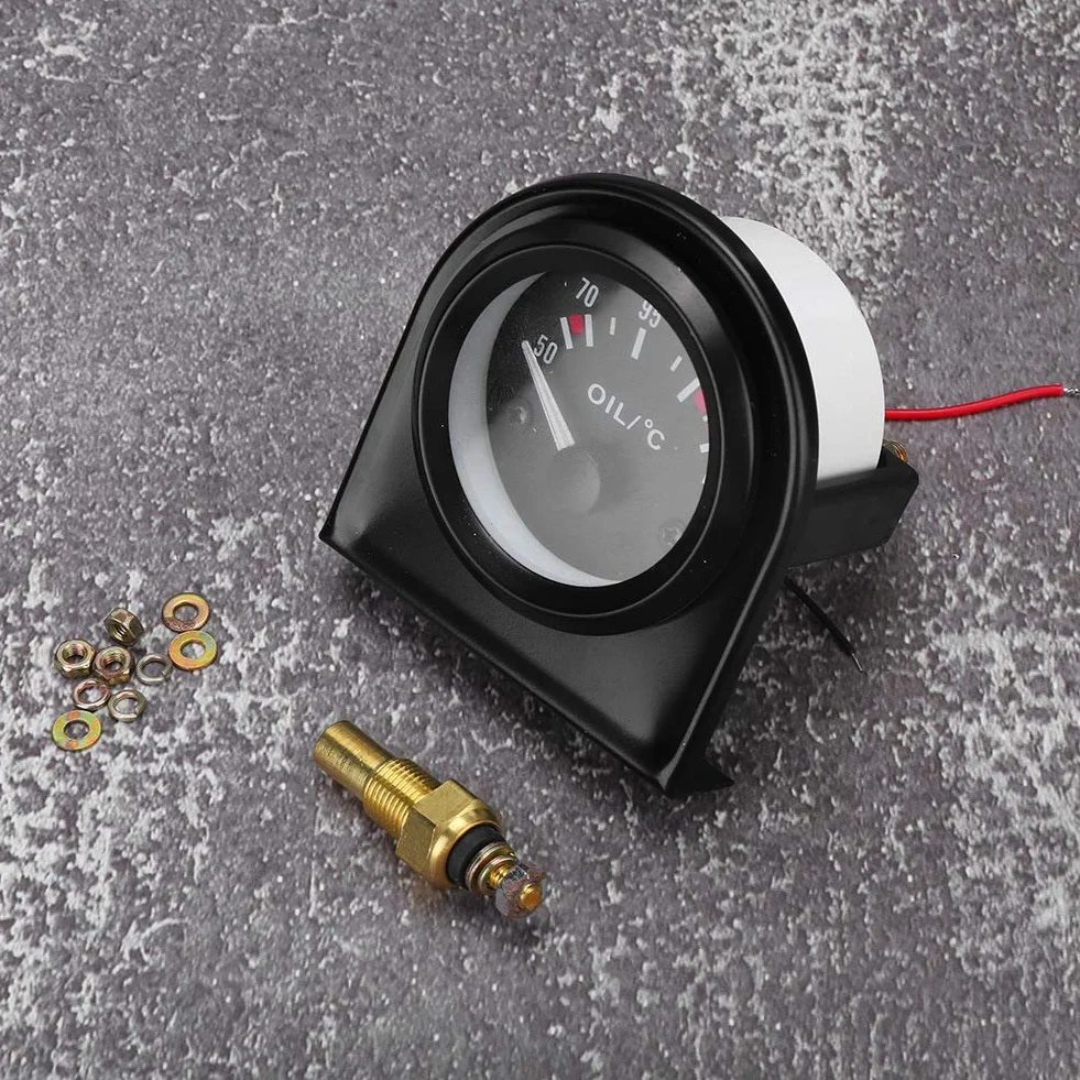 Kit Indicatore Temperatura Olio Display LED 52mm 50-150℃ per Auto