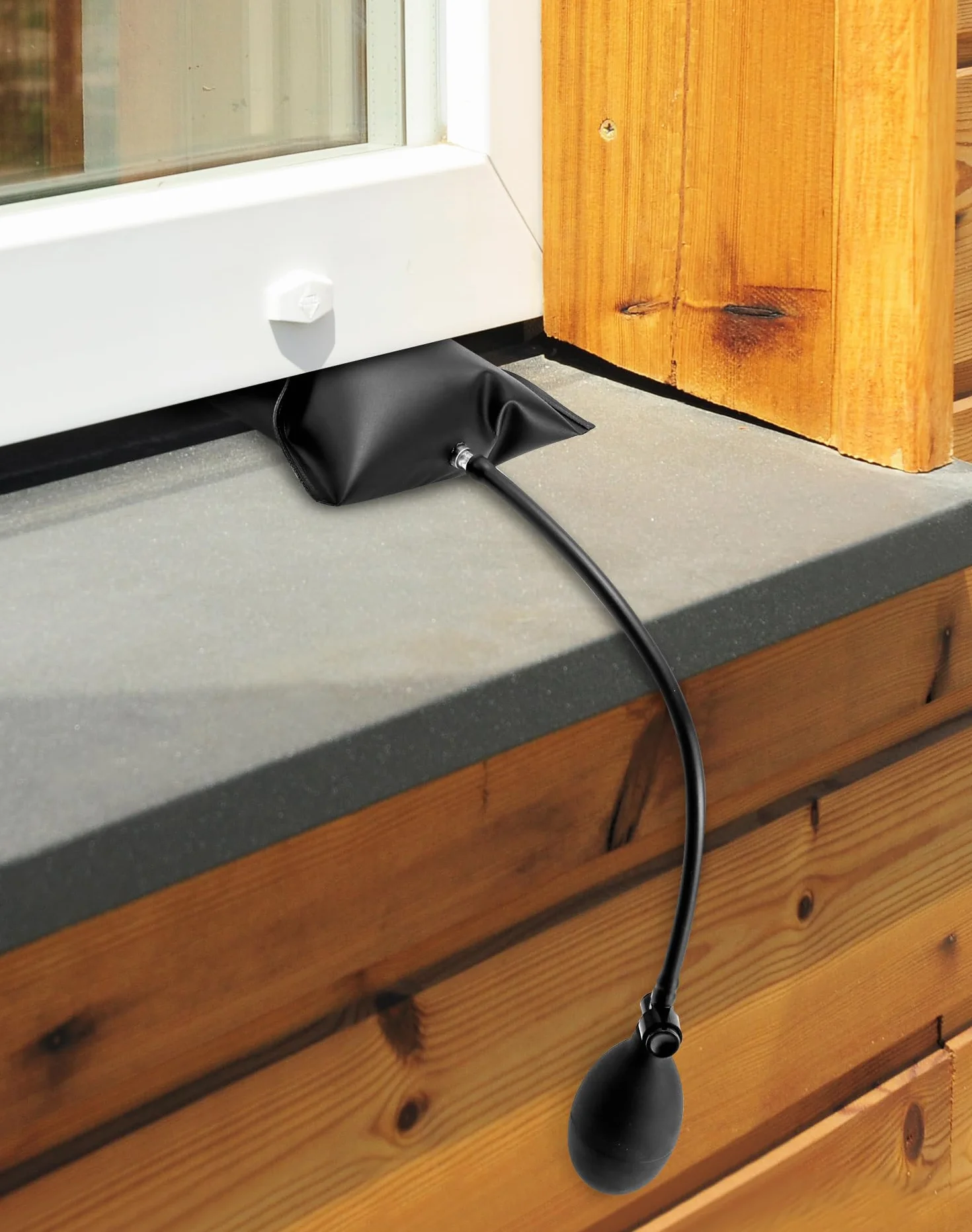 QWORK® Cuneo Gonfiabile, Sollevatore Gonfiabile per Finestrini Portelli e Riparazione Auto