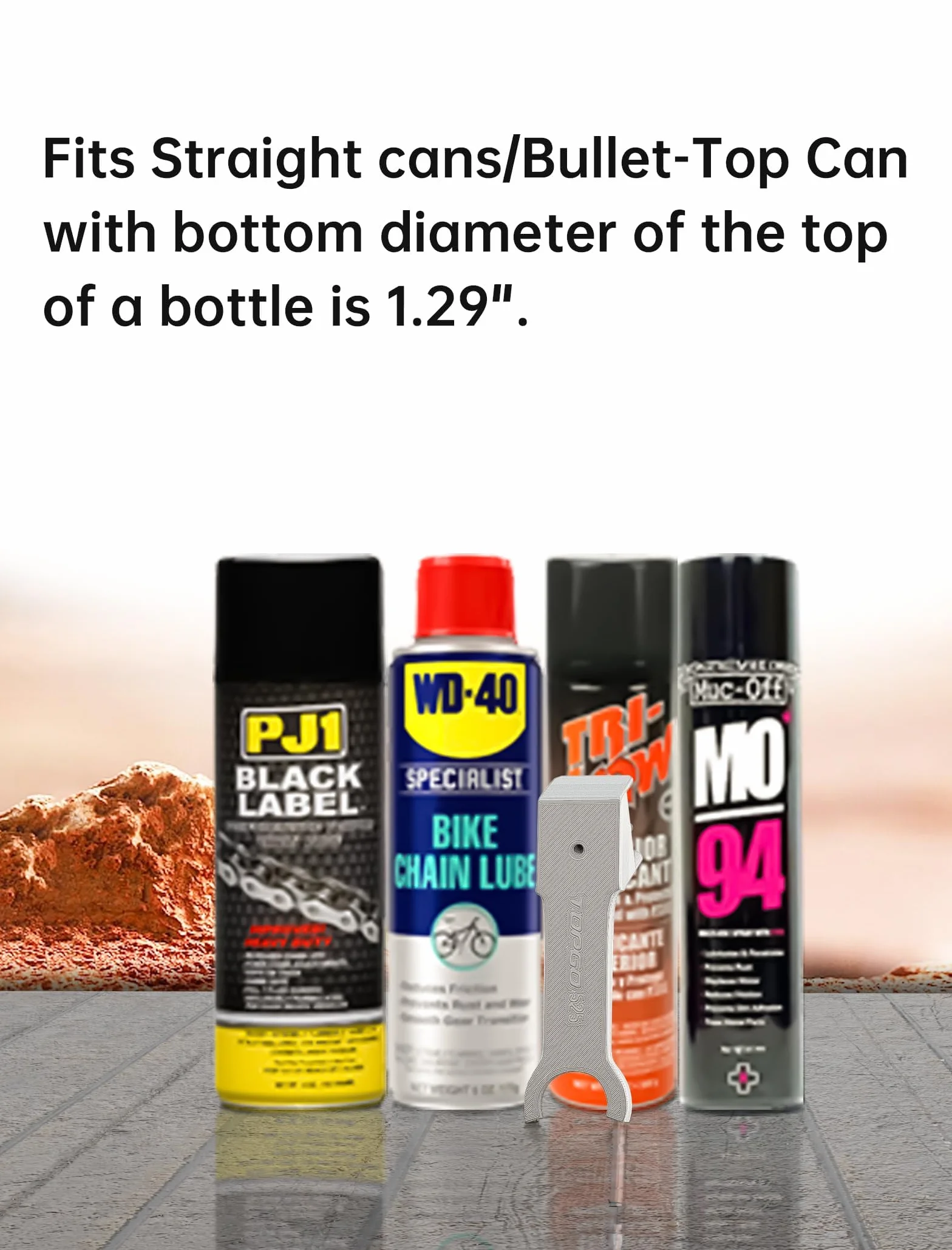 Pulitore per catena moto (#525) Pulitore per catena e ingranaggi moto, spray per la manutenzione quotidiana della catena compatibile con la maggior parte delle lattine di lubrificante per catena