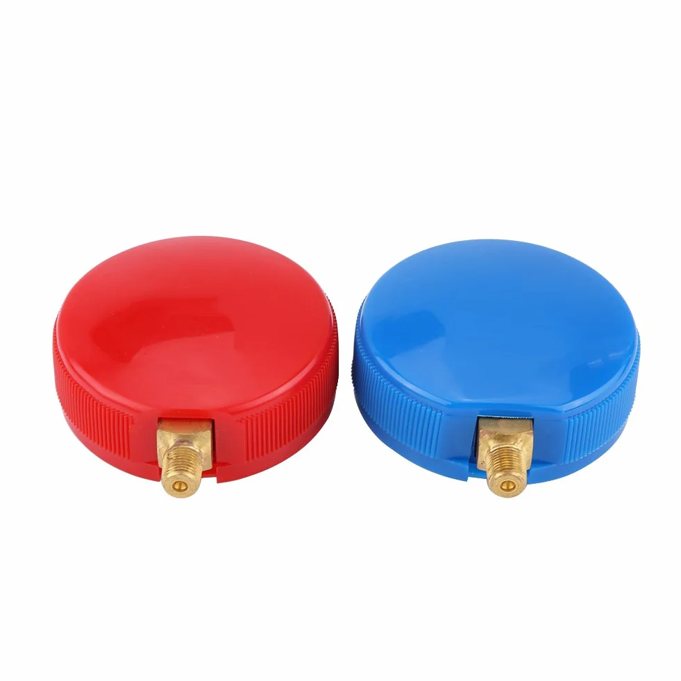 Kit Manometro per Condizionatore d'Aria, Manometri Alta e Bassa Pressione per Refrigeranti R410A R134A R22