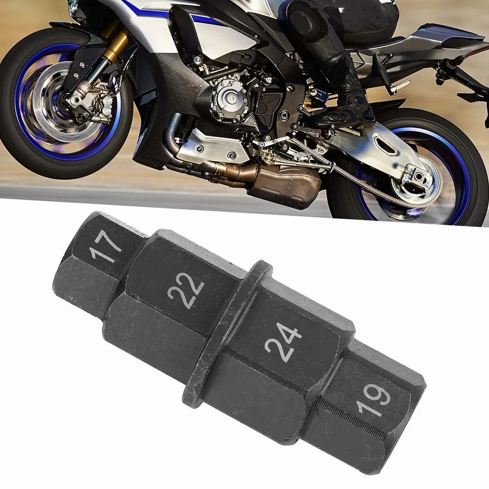 Chiave Esagonale Moto 17mm 19mm 22mm 24mm Brugola Ruota Attrezzo Riparazione