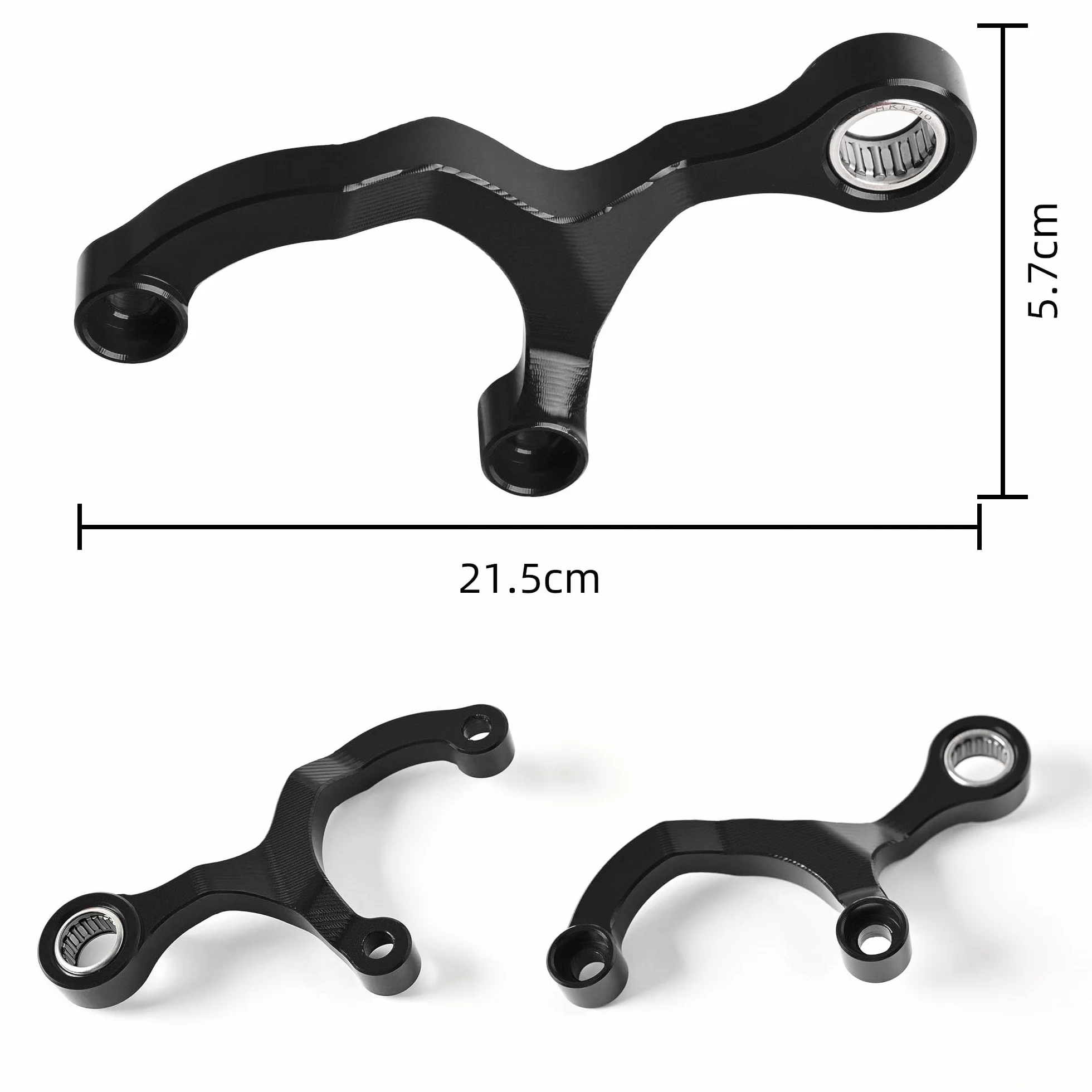 Supporto per cambio stabilizzatore del cambio in alluminio blu Compatible with Yamaha Tenere 700/XTZ700, Tenere 700 Rally Edition 2020-2024, Tenere 700 World Raid 2022 2023, MT-07, MT07