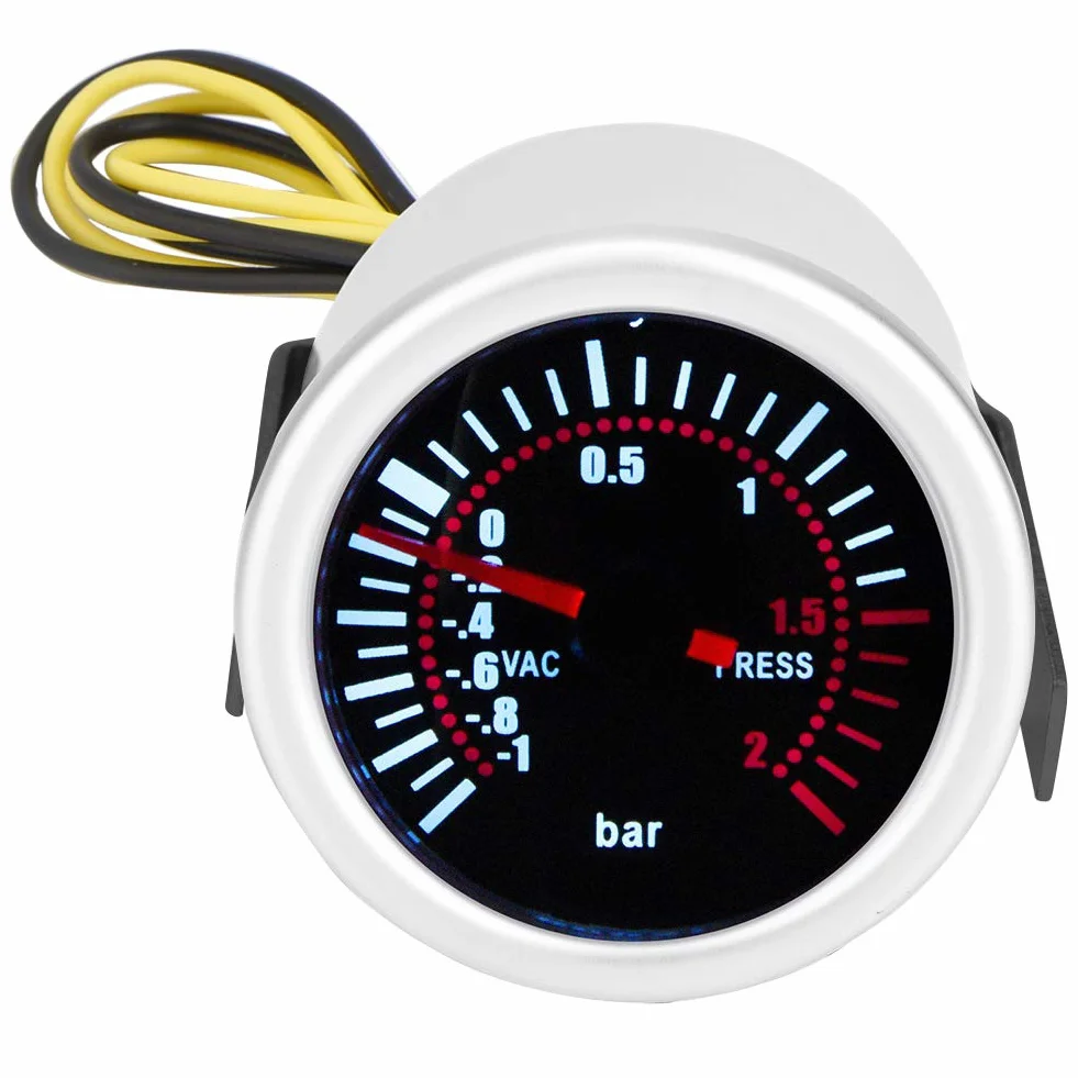 Turbo Boost Gauge, 12V 2"Car Universal LED Digital Turbo Boost PSI Gauge Meter Meter Turbo Boost Gauge Turbo Gauge Kit Turbo Gauge