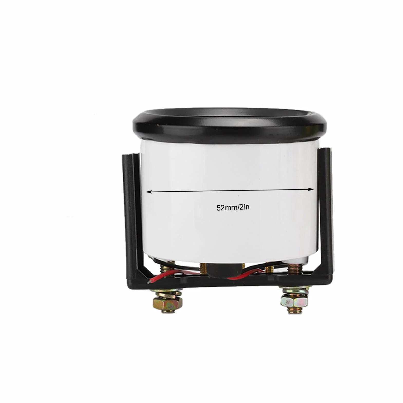Manometro Olio, 52mm/2 Pollici 12V Indicatore Elettromagnetico per Manometro Olio Universale per Auto Misuratore Modificato Automaticamente