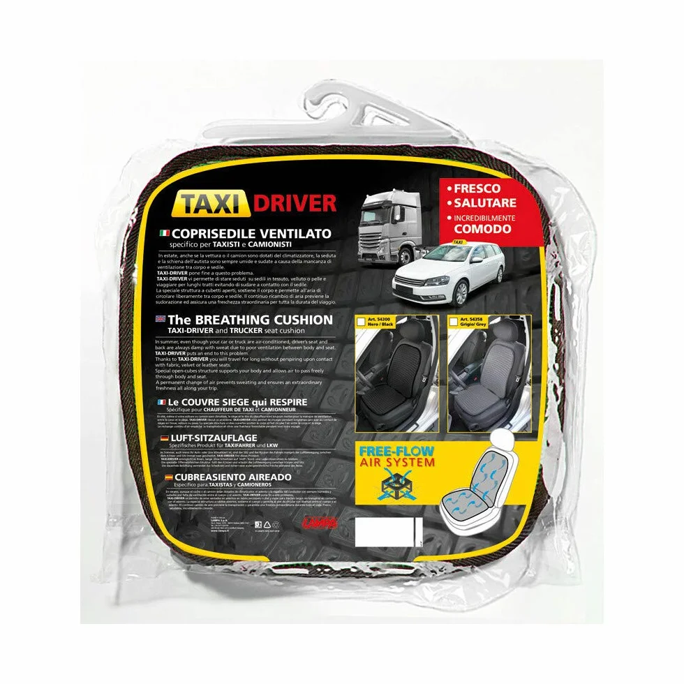 Lampa 54300 Taxi Driver Schienale ventilato Nero
