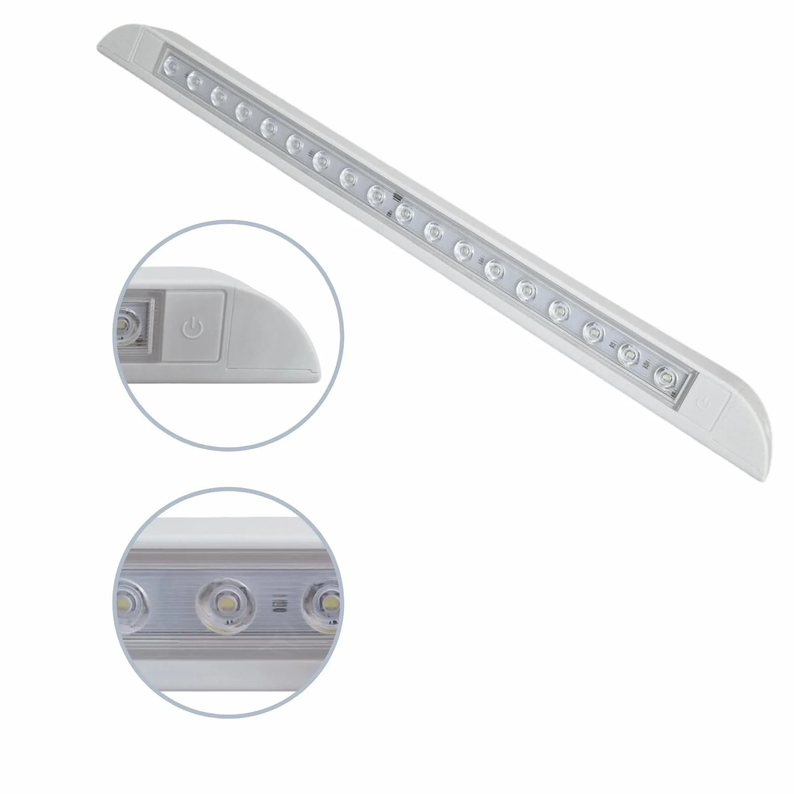 MARVIX Lampada per Tenda LED 12V 24V Impermeabile 506mm 6000K Bianco Freddo