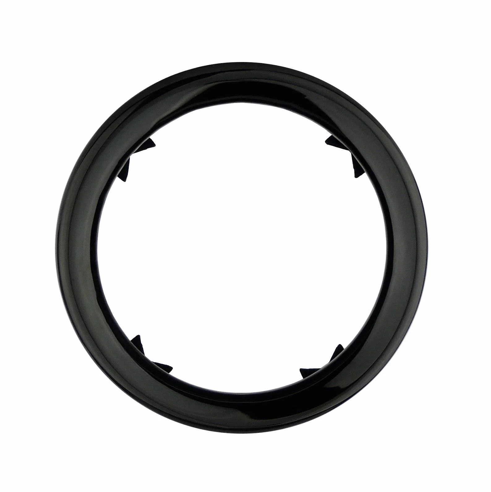 Terminali di Scarico in Acciaio Inox L&P A293 Nero Lucidato Cromato