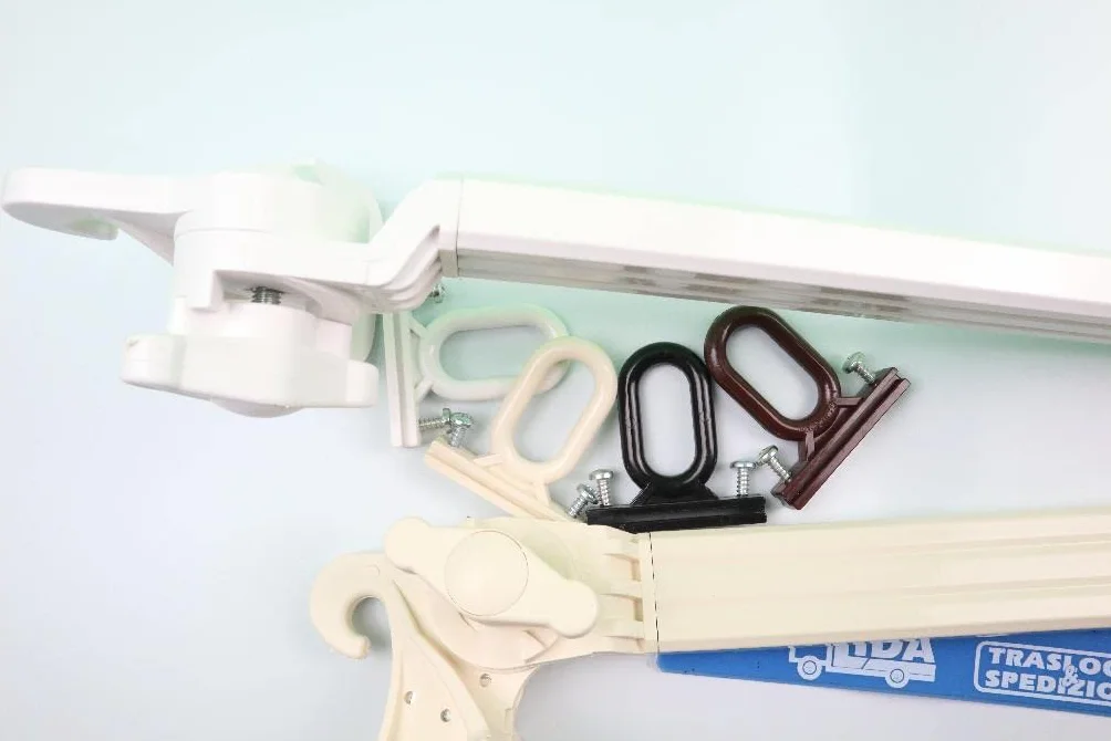 Braccetto Nylon BIANCO per tenda da sole a caduta cm.50 con anima acciaio ABS