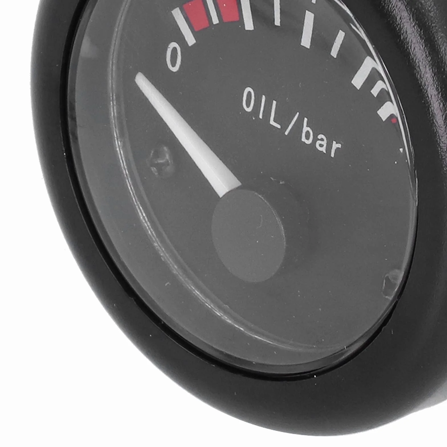 Aramox Manometro Dell'olio, Puntatore del Manometro Dell'olio per Motori Marini Retroilluminazione a LED con Spia del Sensore di Avvertimento 12V