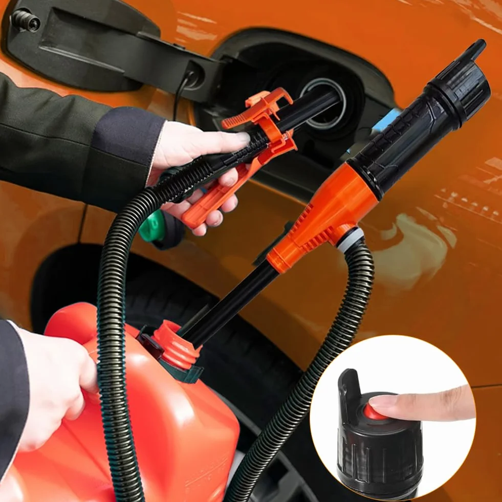 Pompa a benzina elettrica portatile a batteria per tanica, pompa a trasferimento liquido diesel a sifone