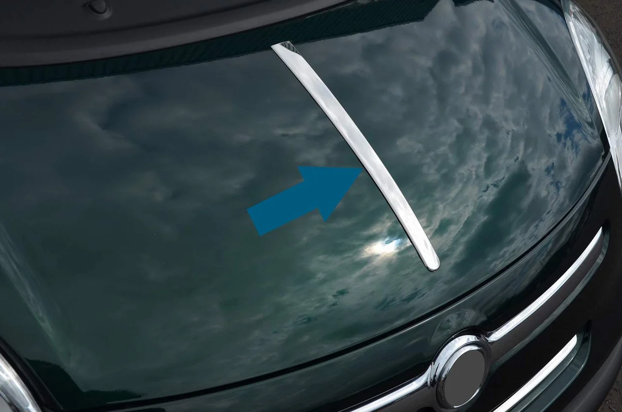 Accentazione in cromo per cofano motore per 500 L (dal 2012)