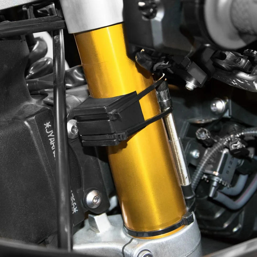 Limitatore di sterzata, manubrio per moto, limitatore, forcella per moto, fermo della forcella, RACEFOXX