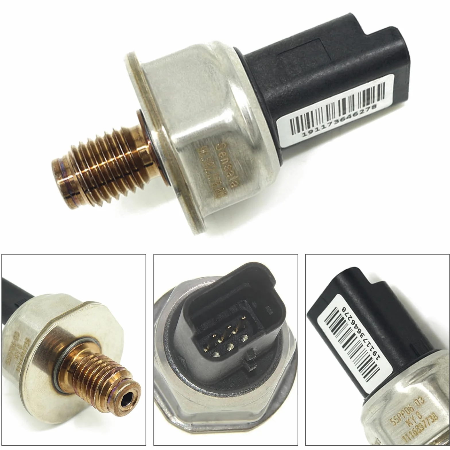Sensore di Pressione del Carburante Compatibile con 107 206 207 307 308 3008 5008 Bipper Partner Berlingo C1 C2 C3 C4 C5 Focus Fiesta 1920GW 9658227880